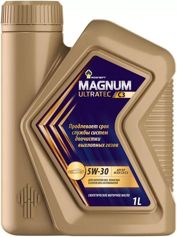 Моторное масло Роснефть Magnum Ultratec С3 5W-30 1 л