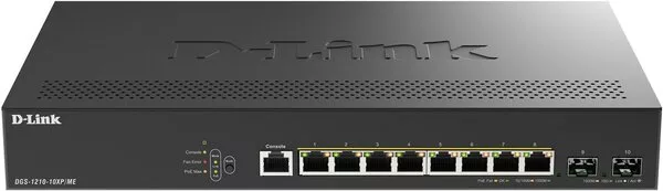 Управляемый коммутатор 2-го уровня D-Link DGS-1210-10XP/ME/C1A