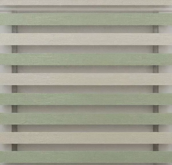 Мини рулонные шторы Jalux Stripes 2526/6 56x160 (зеленый)