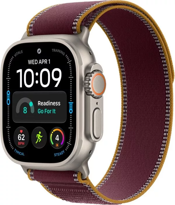 Умные часы Apple Watch Ultra 4 LTE 49 мм (титановый корпус, природный/