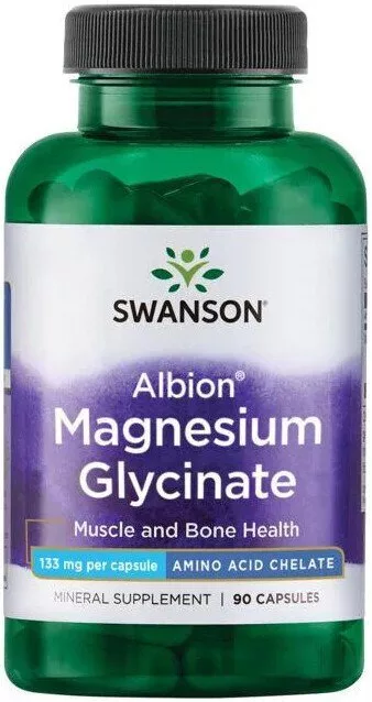БАД Swanson Albion Magnesium Glycinate 33 мг (90 капсул)