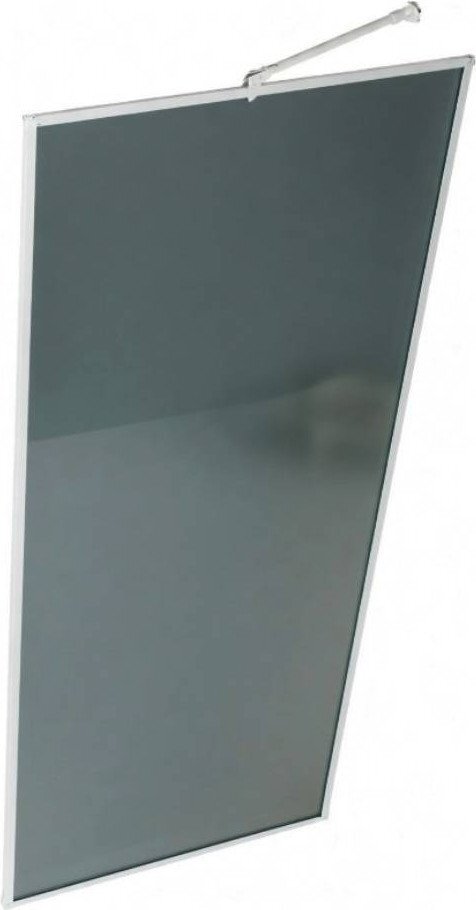 Душевая стенка MaybahGlass 89x195 MGD-831-1 (графитовое стекло/белый м
