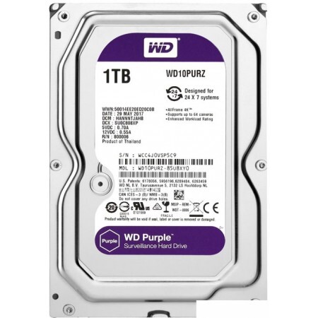 Жесткий диск WD Purple 1TB [WD10PURZ]
