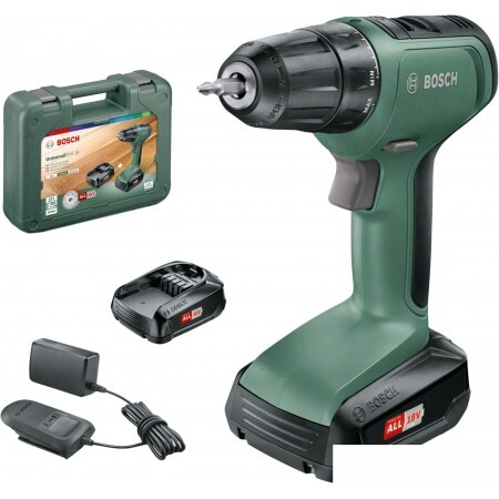 Дрель-шуруповерт Bosch UniversalDrill 18 06039C8005 (с 2-мя АКБ, кейс)