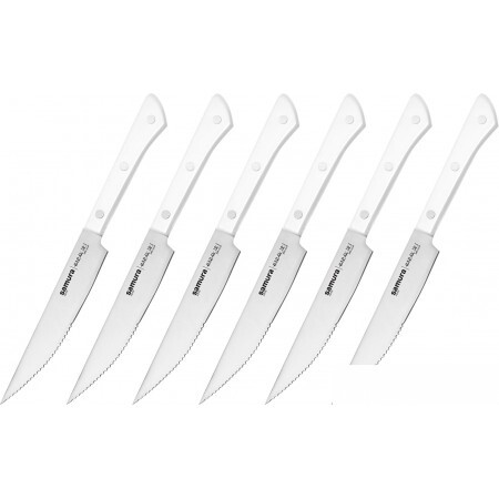 Набор ножей для стейка Samura Harakiri SHR-0260W
