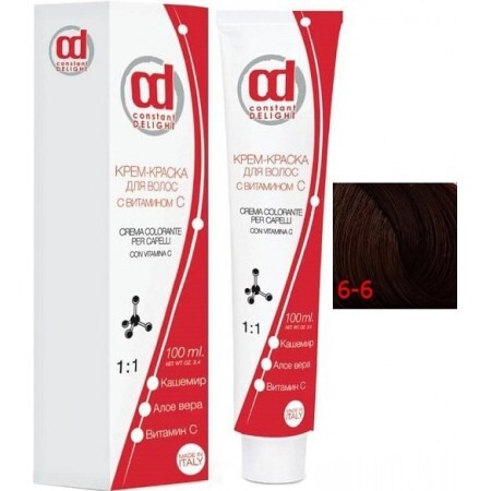 Крем-краска для волос Constant Delight Crema Colorante с витамином С 6