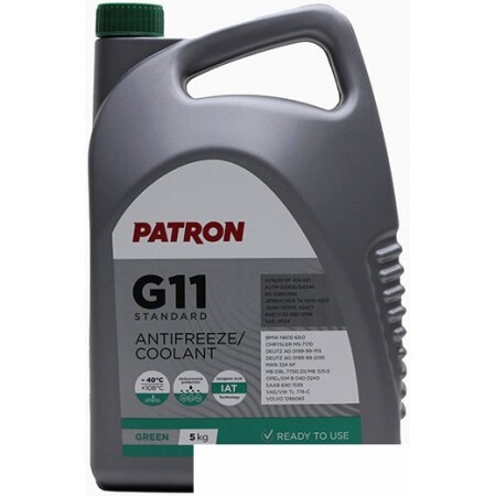 Антифриз Patron G11 Standard Green 5кг