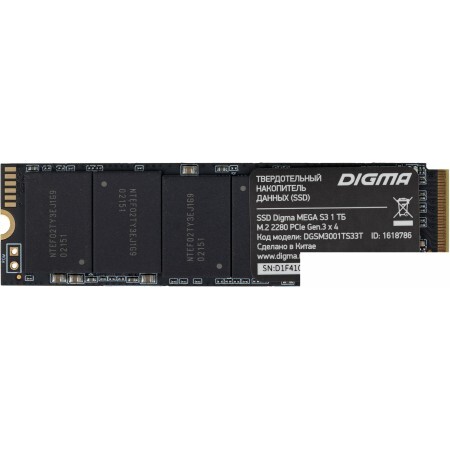 SSD Digma Mega S3 1TB DGSM3001TS33T