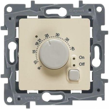 Терморегулятор Legrand Etika 672330 (слоновая кость)
