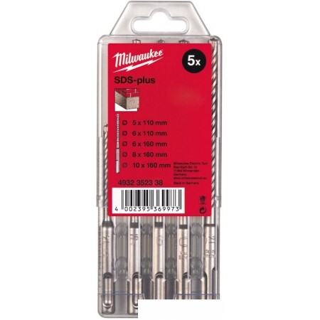 Набор оснастки Milwaukee 4932352338 (5 предметов)