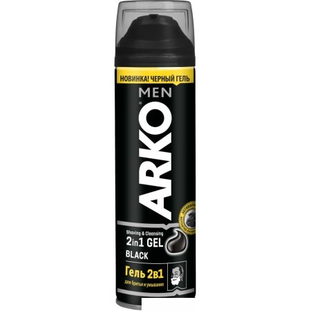 Гель для бритья Arko Black 2 в 1 (200 мл)