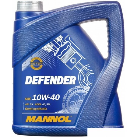 Моторное масло Mannol Defender 10W-40 4л