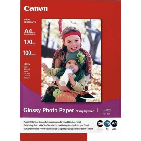 Фотобумага Canon Glossy Photo Paper PP-501 А4 170г/м2 100 л 0775B001