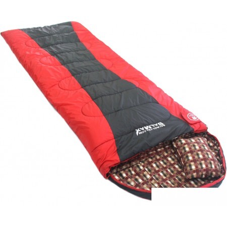 Спальный мешок BalMax Аляска Elit -3 (черный/красный)