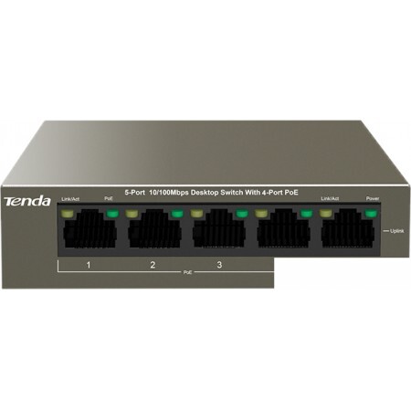 Неуправляемый коммутатор Tenda TEF1105P-4-38W