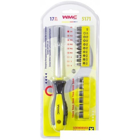 Набор отвертка с битами WMC Tools WMC 5171