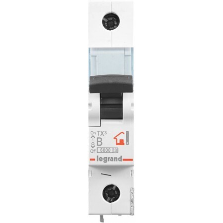 Выключатель автоматический Legrand TX3 1P B 16A 6kA 1M 403972
