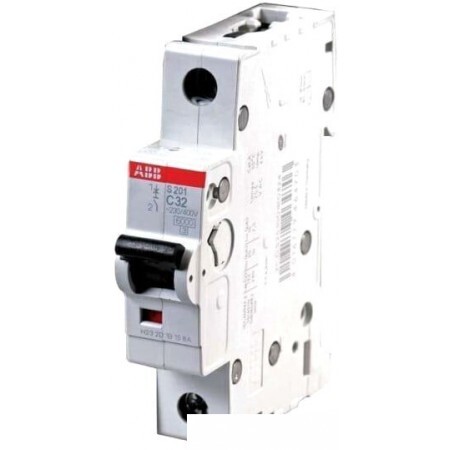 Выключатель автоматический ABB S 201 1P С 32А 6кА 1M 2CDS251001R0324