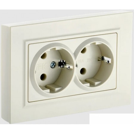 Розетка IEK Brite РСш12-3-БрКр