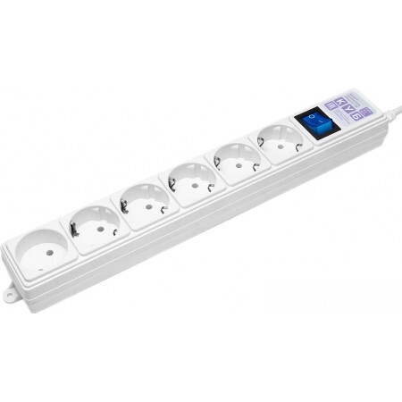 Сетевой фильтр Power Cube Куб SPG(5+1)-16B, 6 розеток, белый [SPG(5+1)