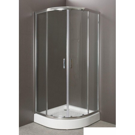 Душевой уголок BelBagno UNO-195-R-2-80-C-Cr (прозрачное стекло)
