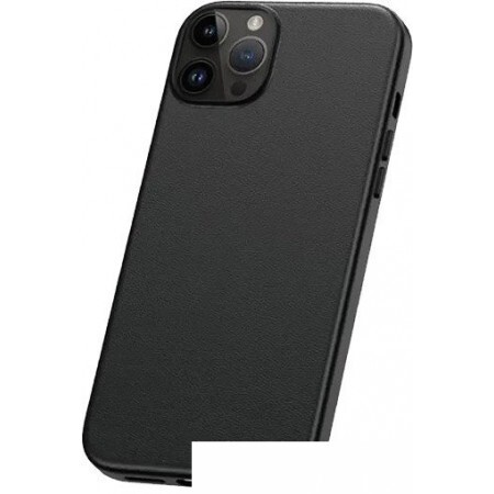 Чехол для телефона Baseus Fauxther для iPhone 15 Pro Max (черный)