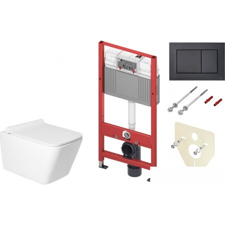 Унитаз подвесной Saniteco KW-9004W + TECE 9400414