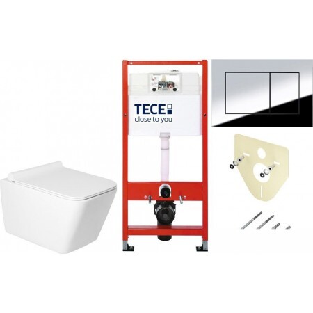 Унитаз подвесной Saniteco KW-9004W + TECE Kit 9400412