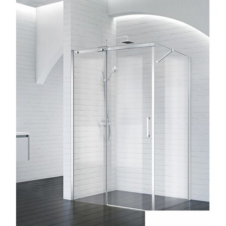 Душевой уголок BelBagno ACQUA-AH-1-120/90-C-Cr (прозрачное стекло)
