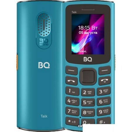 Кнопочный телефон BQ BQ-1862 Talk Green (бирюзовый)