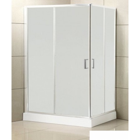 Душевой уголок BelBagno UNO-195-AH-2-120/80-P-Cr (текстурное стекло)