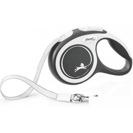 Поводок-рулетка Flexi New Comfort S Tape 5 м (черный)