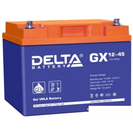 Аккумулятор для ИБП Delta GX 12-45 (12В/45 А·ч)