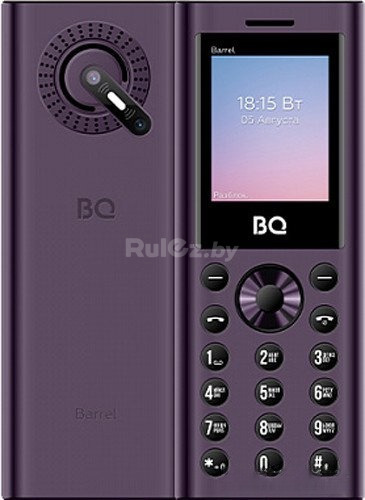 Кнопочный телефон BQ-Mobile BQ-1858 Barrel (фиолетовый)