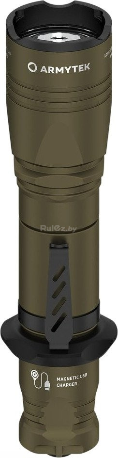 Фонарь Armytek Dobermann Pro Magnet USB Olive (белый свет)