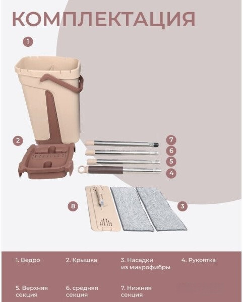 Набор для уборки Skiper MOP-S-10