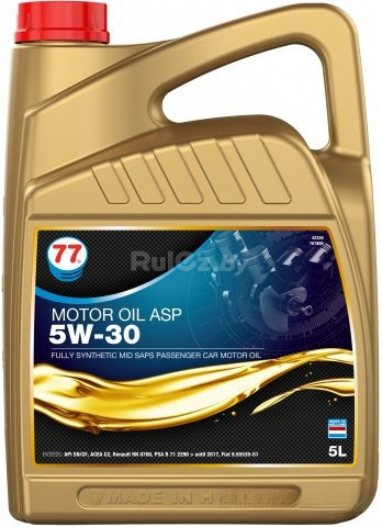 Моторное масло 77 Lubricants Motor Oil ASP 5W-30 5л