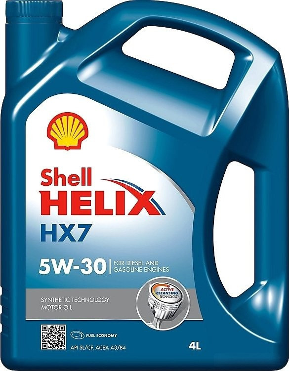 Моторное масло Shell Helix HX7 5W-30 4л