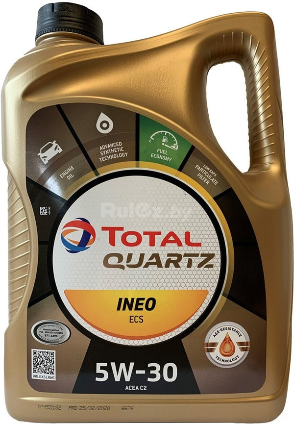 Моторное масло Total Quartz Ineo ECS 5W30 4Л