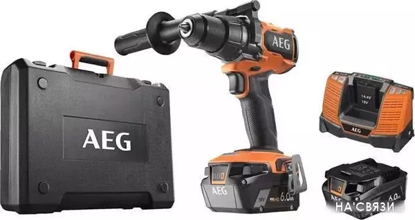 Ударная дрель-шуруповерт AEG Powertools BSB 18BL2-602K 4935481043 (с 2