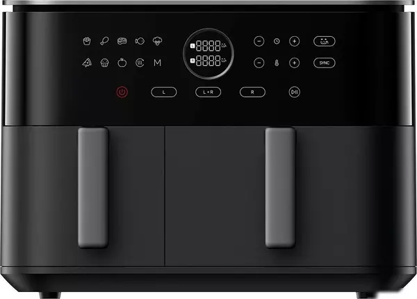 Аэрогриль бытовой Xiaomi Dual Zone Air Fryer 10L (черный)