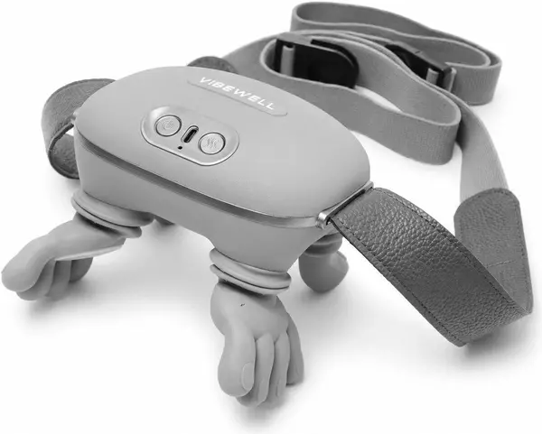 Массажер для шеи и плеч VibeWell P-054 (серый)