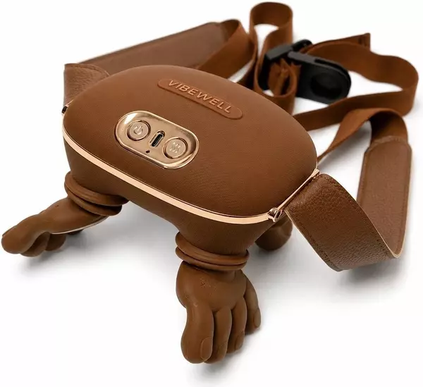 Массажер для шеи и плеч VibeWell P-054 (коричневый)