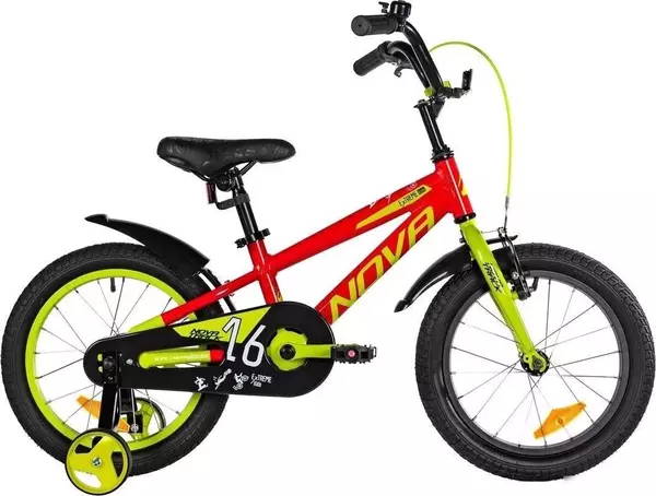 Детский велосипед Novatrack Extreme 16 2025 167AEXTREME1V.RD5 (красный