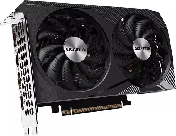 Видеокарта Gigabyte GeForce RTX 3060 Windforce OC 12G GV-N3060WF2OC-12