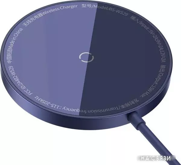 Беспроводное зарядное Baseus Simple Mini3 Magnetic Wireless Charger 15