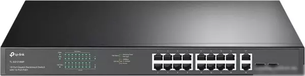 Неуправляемый коммутатор TP-Link TL-SG1218MP